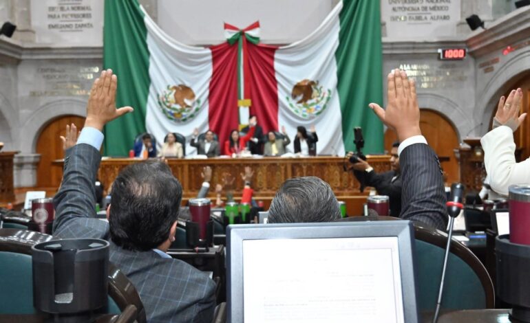 Morena presume paquete de reformas que redefine la agenda legislativa en el Estado de México