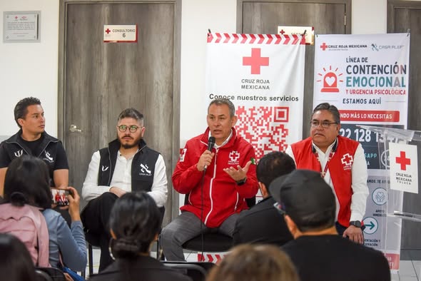 Cruz Roja Toluca abre atención psicológica las 24 horas para enfrentar crisis emocionales