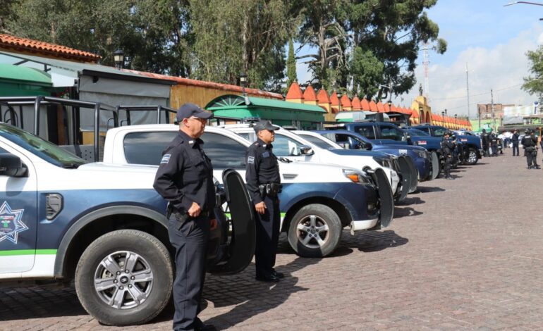 Más de 5 mil 500 elementos blindarán las Fiestas Patrias en la Región 14 Toluca