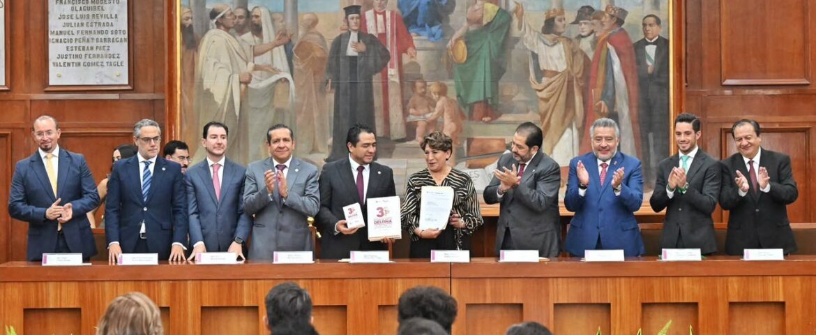 Delfina Gómez rinde cuentas ante el Congreso del EdoMéx