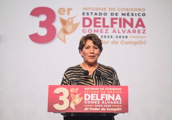 Delfina Gómez sale a territorio con su Tercer Informe; recorrerá cuatro regiones del Edoméx